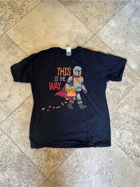 The Mandalorian "This Is The Way" Graphic Tee - Black